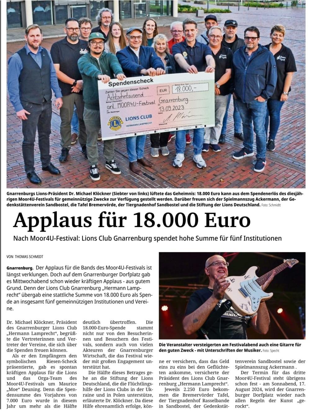 Pressebericht Moor4U 2.0